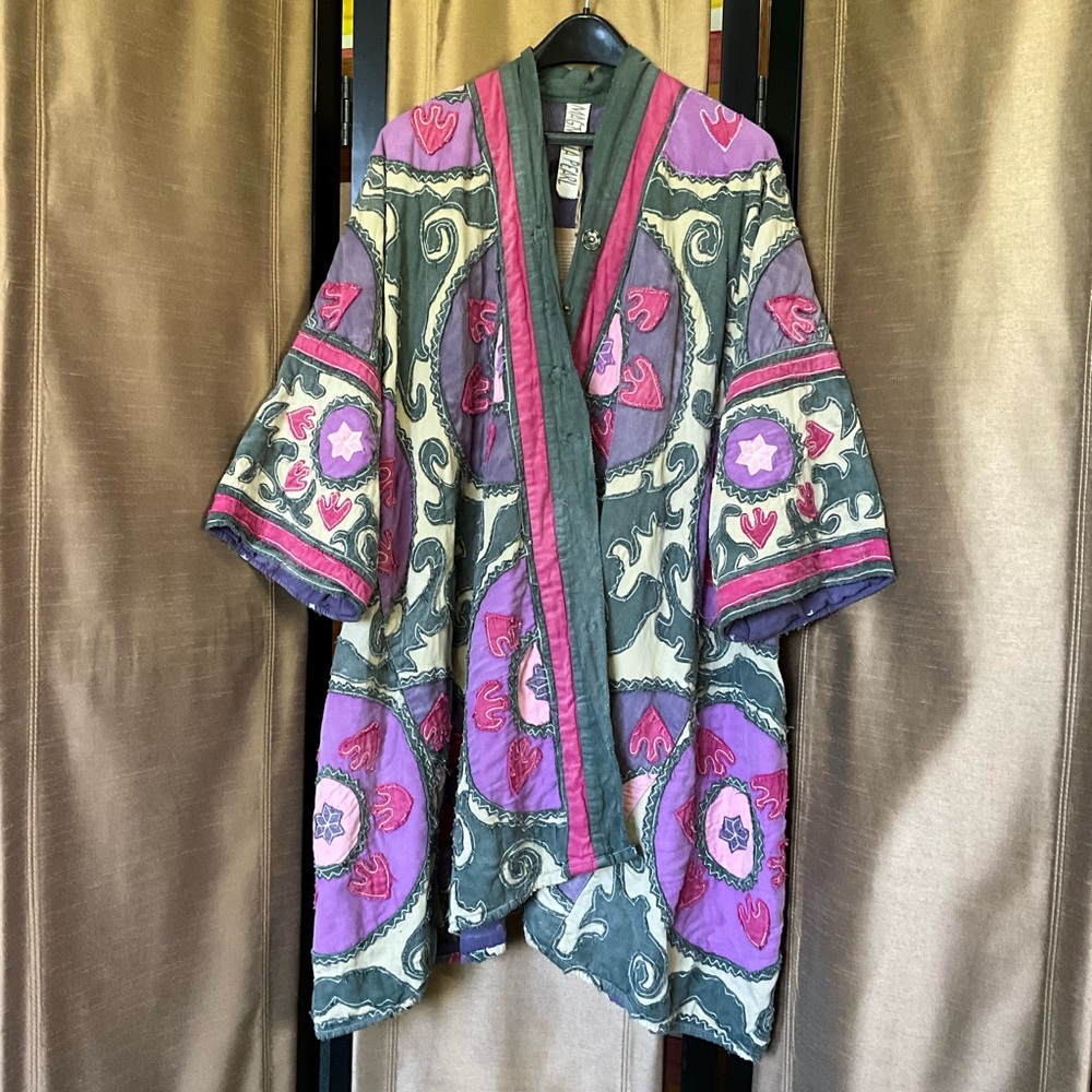 NWOT Magnolia Pearl Appliqué Hippie Coat